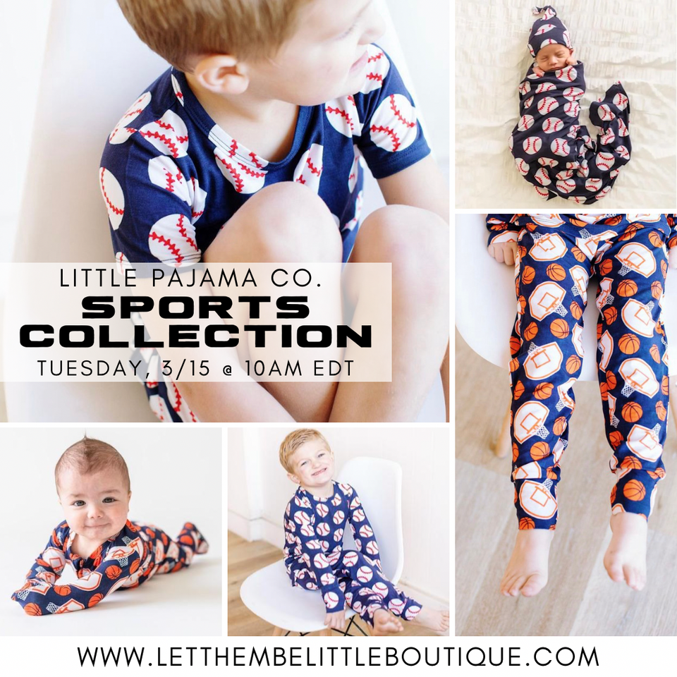 Little Pajama Co. Sports Collection