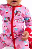 Birdie Bean Zip Romper w/ Convertible Foot - Glory - Let Them Be Little, A Baby & Children's Clothing Boutique