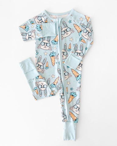 Lucky Panda Kids Zip Romper - Rad Rabbit - Let Them Be Little, A Baby & Children's Clothing Boutique