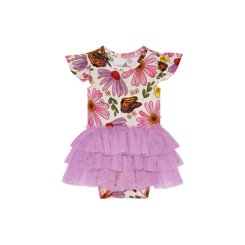 Posh Peanut Ruffled Cap Sleeve Tulle Skirt Bodysuit - Kaavia - Let Them Be Little, A Baby & Children's Clothing Boutique