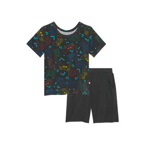Posh Peanut Tshirt & Shorts Set - Posh Player One - Let Them Be Little, A Baby & Children's Clothing Boutique