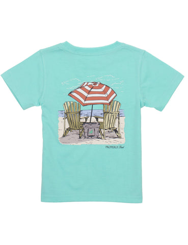 Properly Tied Short Sleeve Signature Tee - Beach Day - Let Them Be Little, A Baby & Children's Clothing Boutique