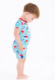 Birdie Bean Short Sleeve w/ Shorts 2 Piece PJ Set - Carter - Let Them Be Little, A Baby & Children's Clothing Boutique