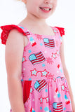 Birdie Bean Tank Birdie Dress - Glory - Let Them Be Little, A Baby & Children's Clothing Boutique