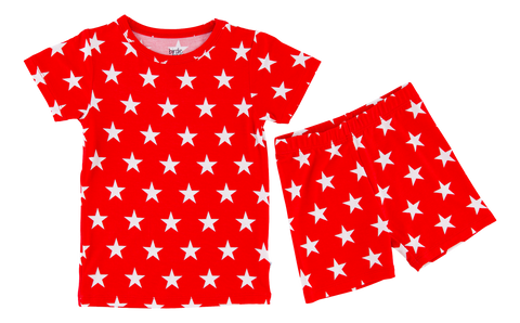 Birdie Bean Short Sleeve w/ Shorts 2 Piece PJ Set - Star - Let Them Be Little, A Baby & Children's Clothing Boutique