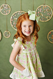 Serendipity Pocket Tunic w/ Shorties - 2212 Mint Tulip Collection - Let Them Be Little, A Baby & Children's Clothing Boutique