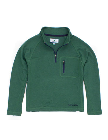 Properly Tied Bay Pullover - Hunter Green - Let Them Be Little, A Baby & Children's Clothing Boutique