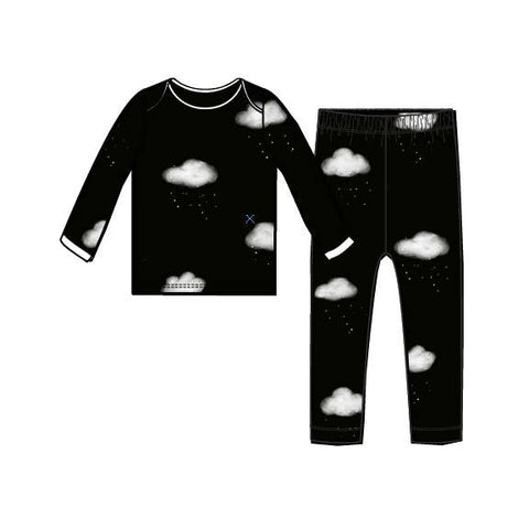 Peregrine 2 Piece Pajama Set -  Clouds - Let Them Be Little, A Baby & Children's Boutique