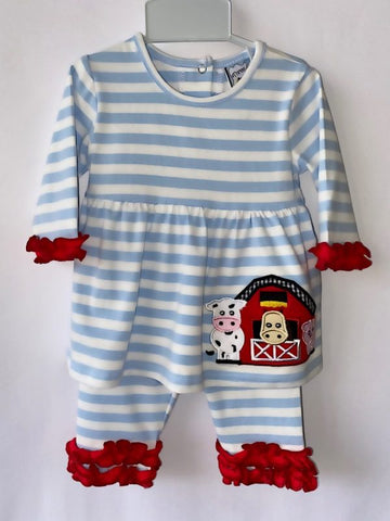 Three Sisters Leggings Set - Barn - Let Them Be Little, A Baby & Children's Clothing Boutique