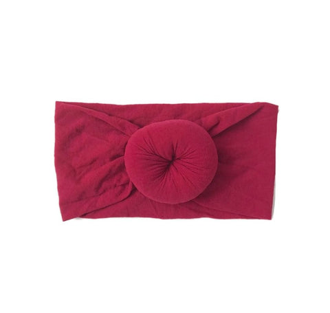 Poppy Knots Classic Knot Headband - Cherry - Let Them Be Little, A Baby & Children's Boutique