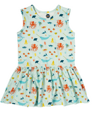 Bird & Bean Tank Dress - Under the Sea - Let Them Be Little, A Baby & Children's Boutique