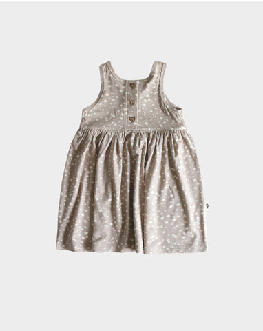 Babysprouts Henley Tank Dress - Pebbles - Let Them Be Little, A Baby & Children's Clothing Boutique