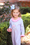 Trotter Street Kids Long Sleeve Ruffle Romper - Princess Carriage - Let Them Be Little, A Baby & Children's Clothing Boutique