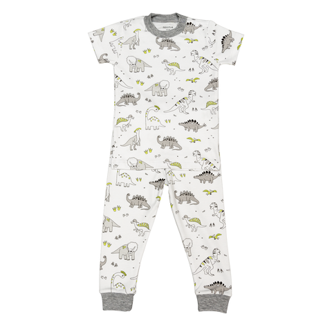 Baby Noomie Short Sleeve w/ Pants PJ Set - Dinos - Let Them Be Little, A Baby & Children's Clothing Boutique