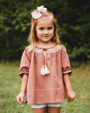 Ren + Rouge Smock Top w/ Embroidered Bloomer - Let Them Be Little, A Baby & Children's Clothing Boutique