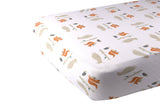 Newcastle Classics Muslin Crib Sheet - Forest Friends - Let Them Be Little, A Baby & Children's Boutique