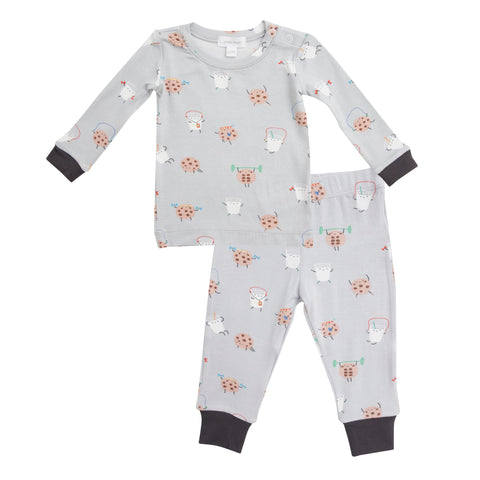 Angel Dear 2 Piece PJ Set - Cookies & Milk - Let Them Be Little, A Baby & Children's Clothing Boutique