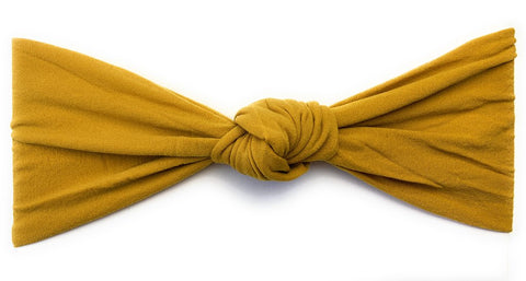 Baby Wisp Turban Knot - Mustard - Let Them Be Little, A Baby & Children's Boutique
