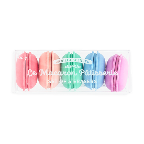 Ooly Erasers - Le Macaron Patisserie Scented (Set of 5) - Let Them Be Little, A Baby & Children's Boutique