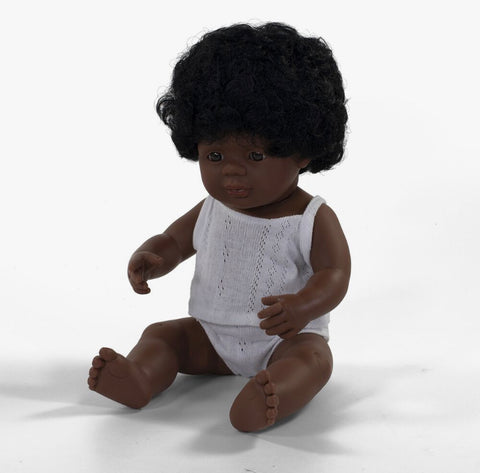 Miniland 15" African American Girl - Let Them Be Little, A Baby & Children's Clothing Boutique