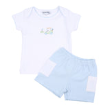 Magnolia Baby Embroidered Shorts Set - On the Green - Let Them Be Little, A Baby & Children's Clothing Boutique