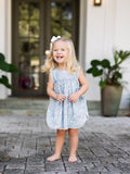 The Oaks Apparel Bloomer Set - Nora Blue Floral - Let Them Be Little, A Baby & Children's Clothing Boutique