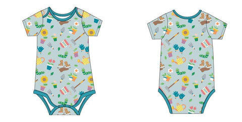 Soulbaby Short Sleeve Bodysuit - Rooting For You - Let Them Be Little, A Baby & Children's Clothing Boutique