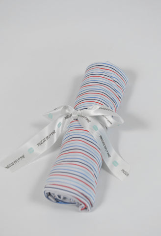 Macaron + Me Seamless Swaddle - I LOVE Stripes - Let Them Be Little, A Baby & Children's Boutique