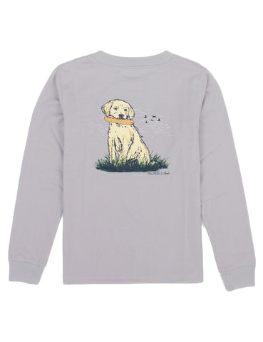 Properly Tied Long Sleeve Signature Tee - Fetch - Let Them Be Little, A Baby & Children's Clothing Boutique