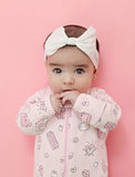 Baby Noomie Zipper Footie - Marshmallows - Let Them Be Little, A Baby & Children's Clothing Boutique