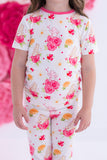 Birdie Bean Short Sleeve w/ Pants 2 Piece PJ Set - Care Bears Baby™ Blooms - Let Them Be Little, A Baby & Children's Clothing Boutique