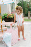 Lullaby Set Lottie Swimsuit - Rainbow Stripe PRESALE - Let Them Be Little, A Baby & Children's Clothing Boutique