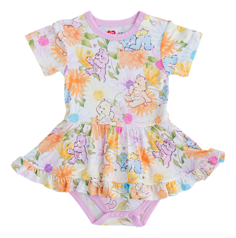 Birdie Bean Short Sleeve Birdie Twirl Bodysuit - Care Bears Baby™  Spring Flowers - Let Them Be Little, A Baby & Children's Clothing Boutique