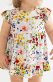 Posh Peanut Cap Sleeve Ruffled Bodysuit Dress - Barbara - Let Them Be Little, A Baby & Children's Clothing Boutique