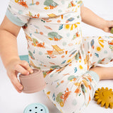 Emerson & Friends Short Sleeve Bamboo PJ Set - Beach Day - Let Them Be Little, A Baby & Children's Clothing Boutique