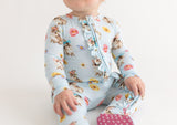 Posh Peanut Ruffled Zipper Footie - Tinsley Jane - Let Them Be Little, A Baby & Children's Clothing Boutique