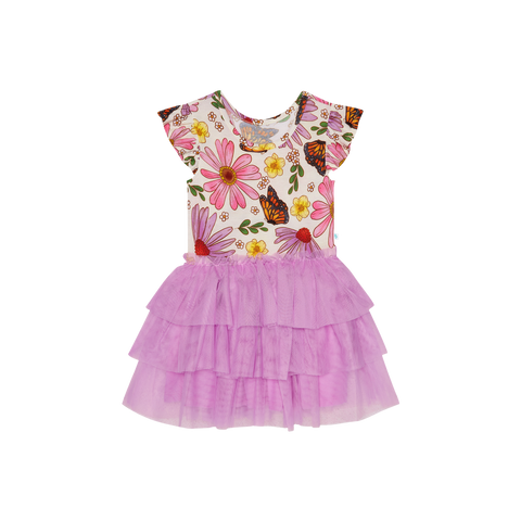 Posh Peanut Ruffled Cap Sleeve Tulle Dress - Kaavia - Let Them Be Little, A Baby & Children's Clothing Boutique