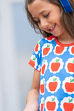 The Oaks Apparel Mary Chase Dress - Navy Apple - Let Them Be Little, A Baby & Children's Clothing Boutique