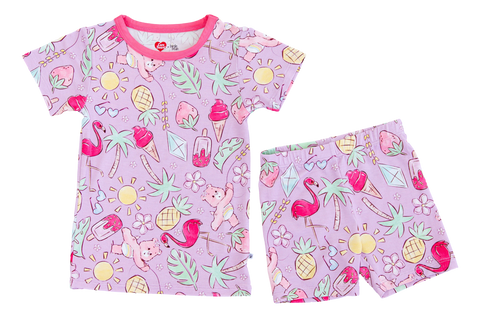 Birdie Bean Short Sleeve & Shorts PJ Set - Care Bears Baby™ We Love Summer - Let Them Be Little, A Baby & Children's Clothing Boutique