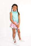 Set Athleisure Quinn Skort - Hole in One / Totally Turquoise - Let Them Be Little, A Baby & Children's Clothing Boutique