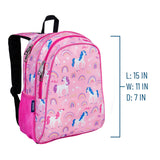 Wildkin 15" Backpack - Rainbow Unicorns - Let Them Be Little, A Baby & Children's Clothing Boutique