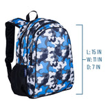 Wildkin 15" Backpack - Blue Camo - Let Them Be Little, A Baby & Children's Clothing Boutique