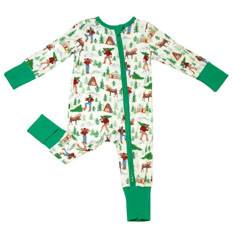 Free Birdees Convertible Footie - Forest Wonderland Lumberjacks - Let Them Be Little, A Baby & Children's Clothing Boutique