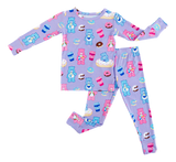 Birdie Bean Long Sleeve w/ Pants 2 Piece PJ Set - Care Bears™ Donuts & Coffee - Let Them Be Little, A Baby & Children's Clothing Boutique