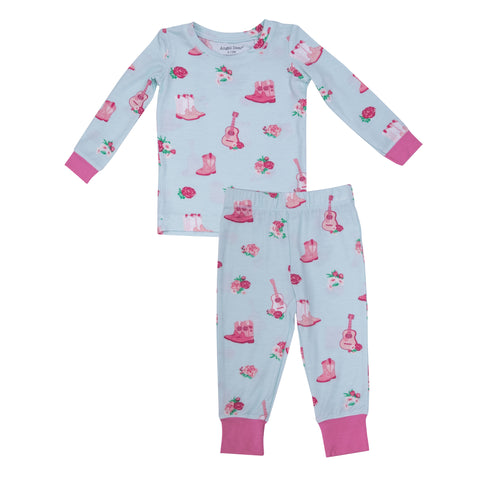 Girls Pajamas, Organic Pima Cotton Princess Dragon Pyjama Set
