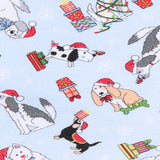 Magnolia Baby Bamboo Blend Printed Zipper Footie - Yappy Christmas - Let Them Be Little, A Baby & Children's Clothing Boutique