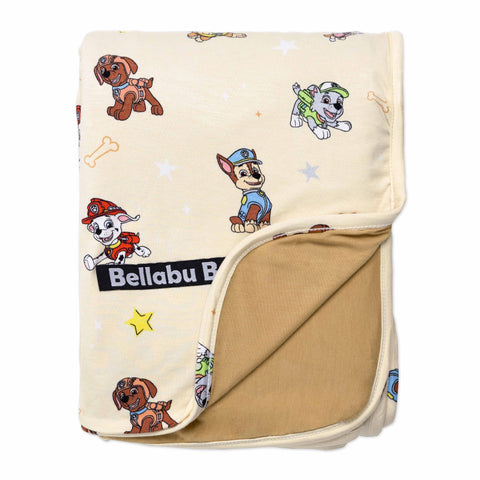 Bellabu Bear 2 Layer Bamboo Blanket - PAW Patrol Classic - Let Them Be Little, A Baby & Children's Clothing Boutique