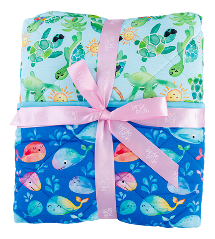 Birdie Bean Quilted Toddler Blanket - Myrtle / Moby - Let Them Be Little, A Baby & Children's Clothing Boutique