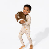 Bellabu Bear Convertible Footie - Football - Let Them Be Little, A Baby & Children's Clothing Boutique