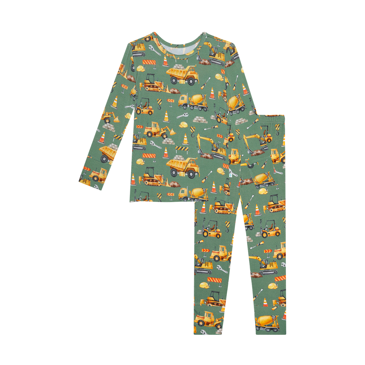 Posh Peanut Basic Long Sleeve Pajamas Crawford Let Them Be Little